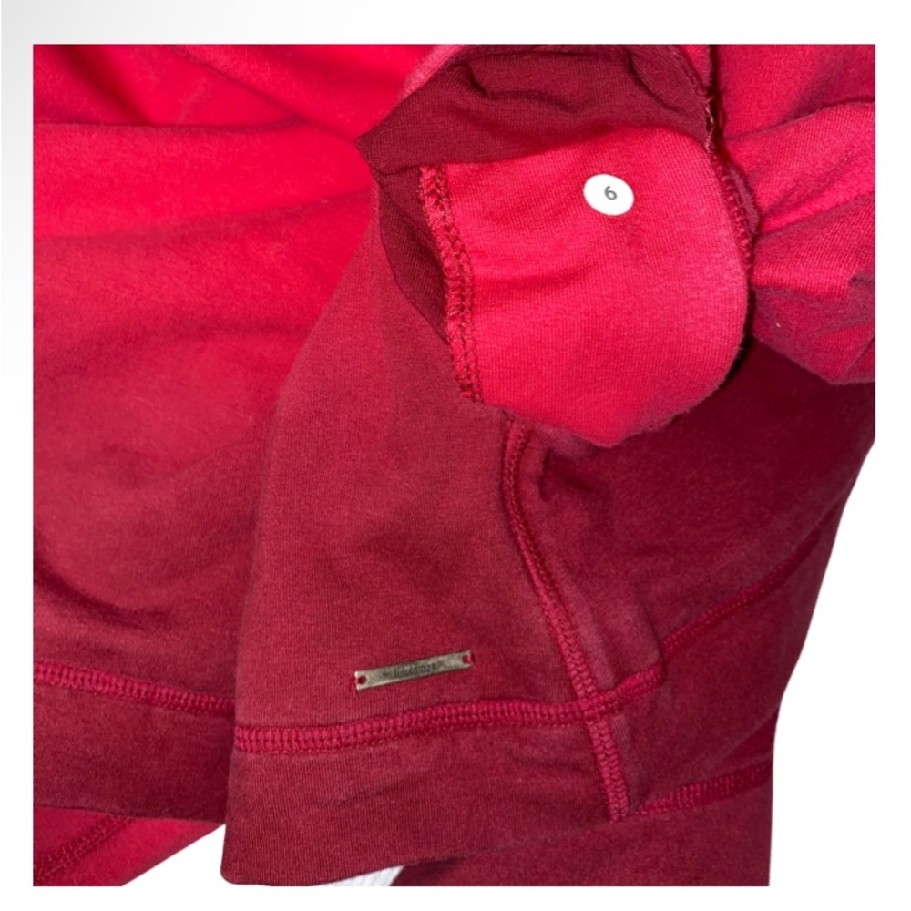 Lululemon Red Ombré Women’s Cardigan Size 6 - Picture 4 of 4